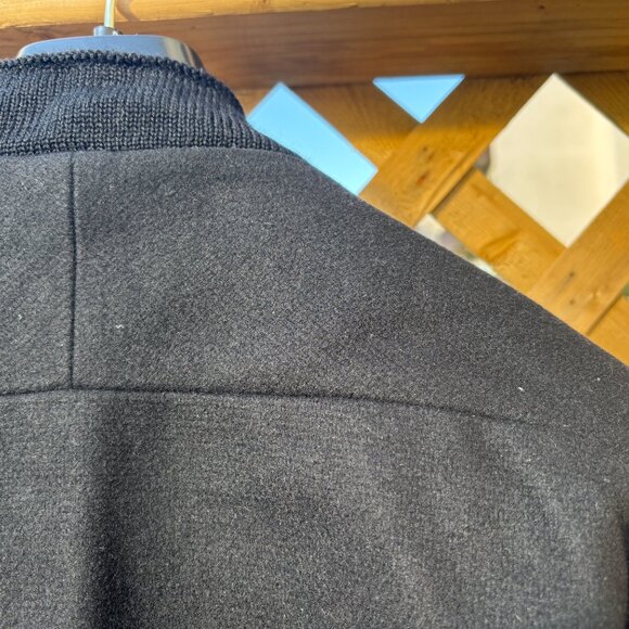 Stephan Schneider Black Wool Thinner Bomber Jacket Size 5 - Medium - Picture 13 of 16